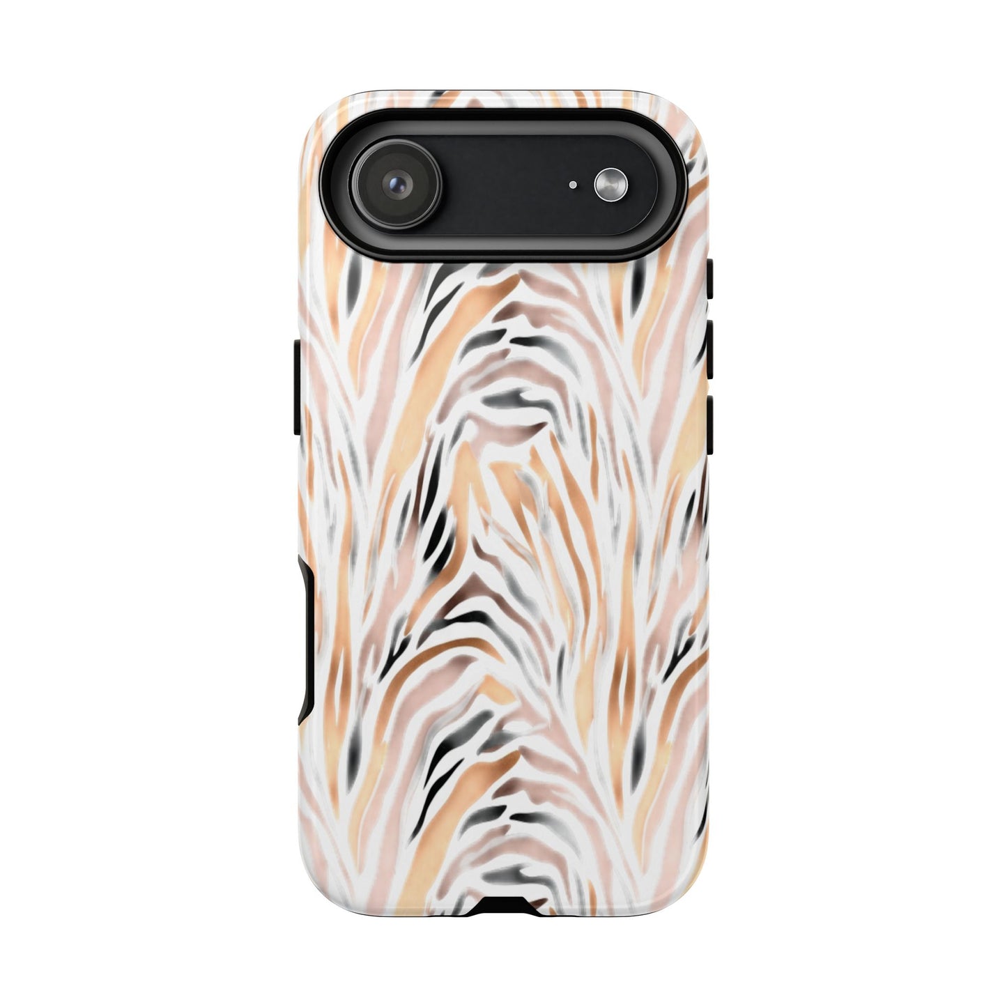 Tough Case — Neutral Watercolor Tiger Stripe Phone Case