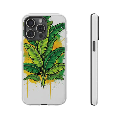 Tropical Banana Leaf Phone Case — Vibrant Green Plant Protector