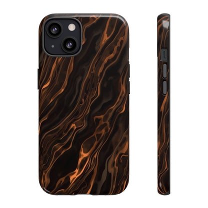 Copper Swirl Phone Case — Tough Protective iPhone Cover