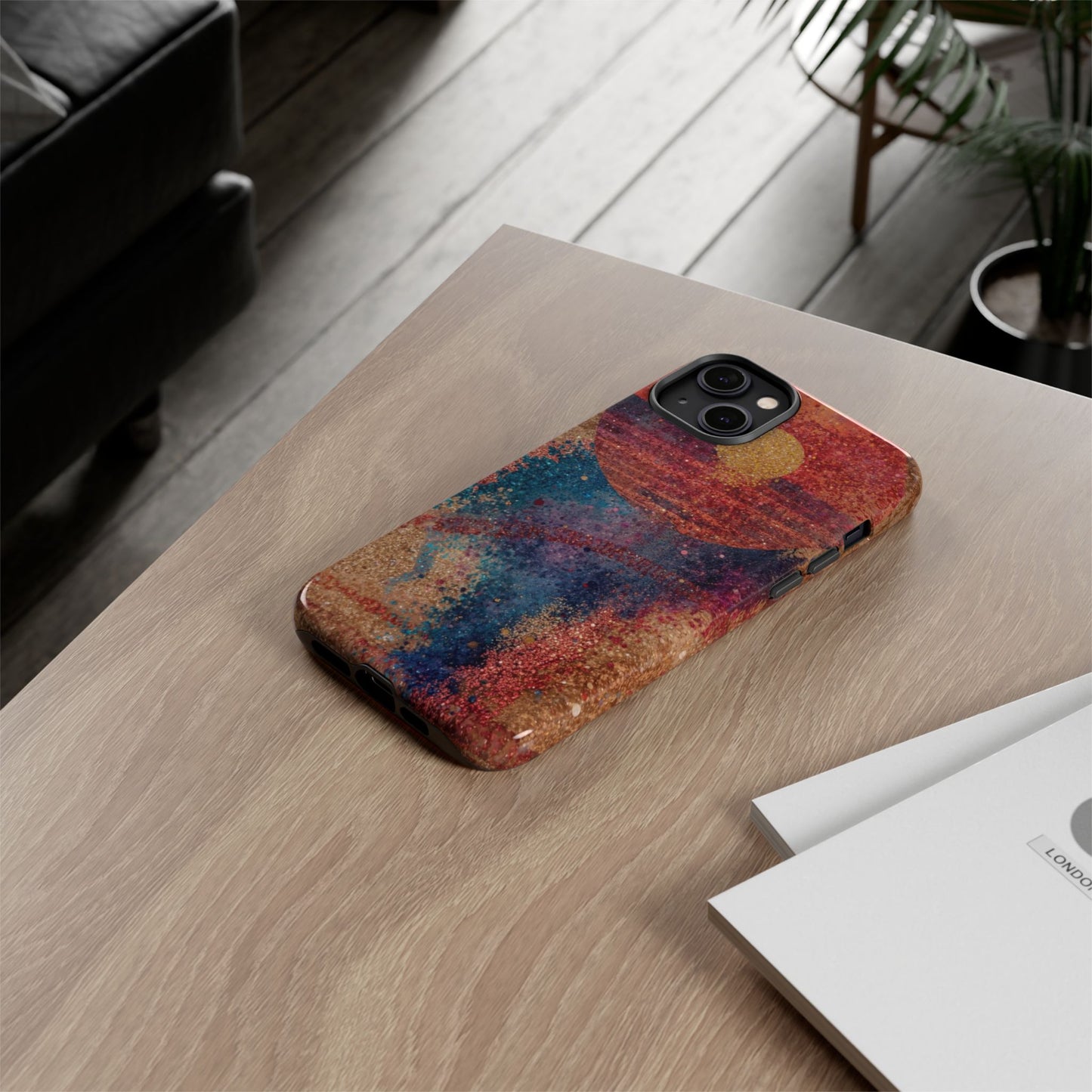 Retro Sunset Tough Phone Case