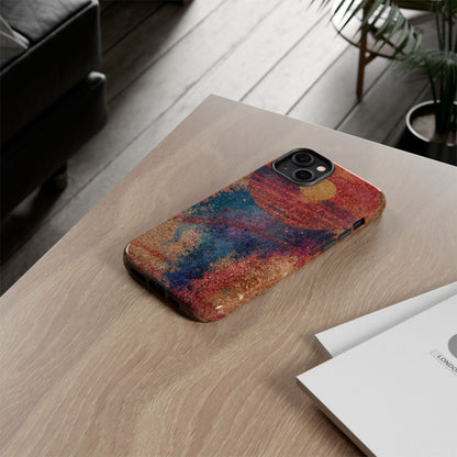 Retro Sunset Tough Phone Case