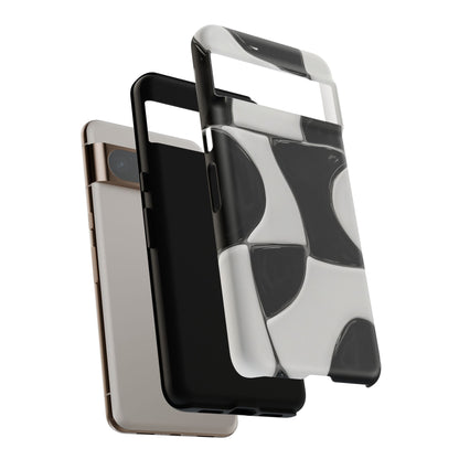 Black & White Abstract Pattern Tough Phone Case