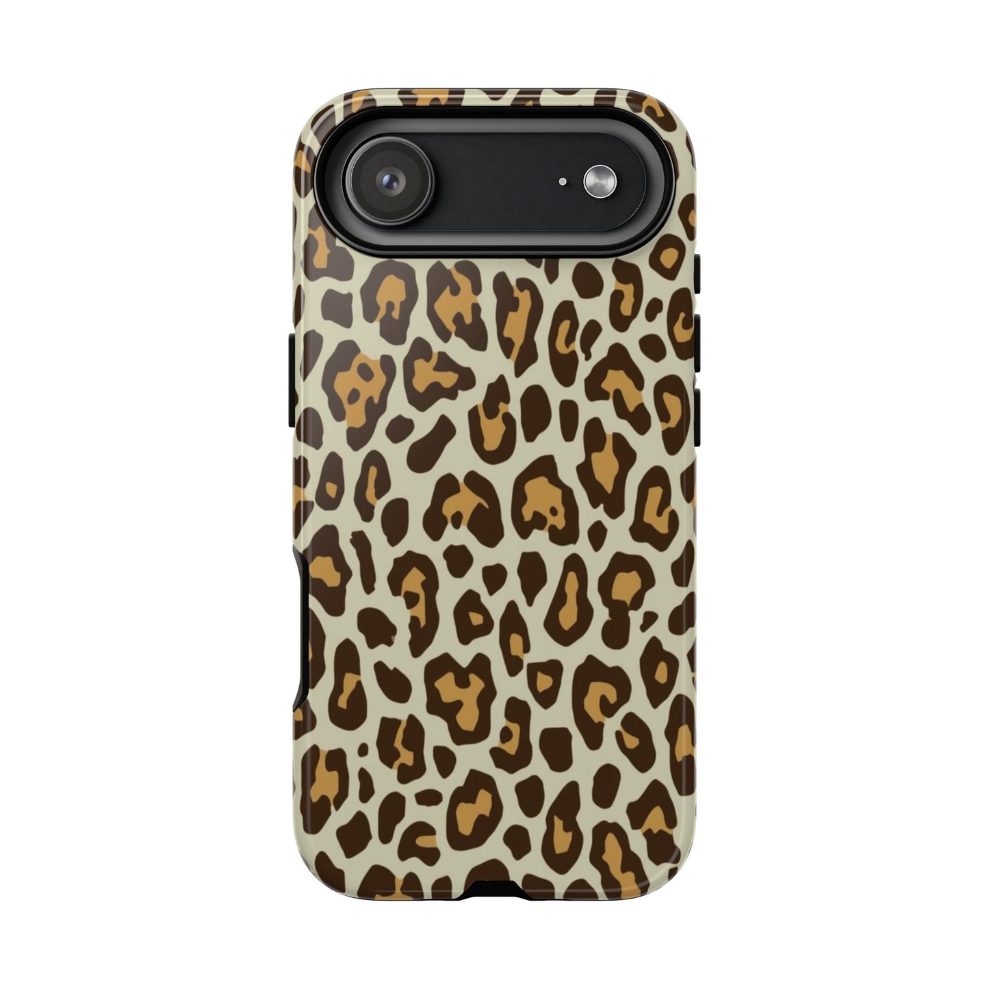 Leopard Print Tough Phone Case — Durable Protective Animal Print Case