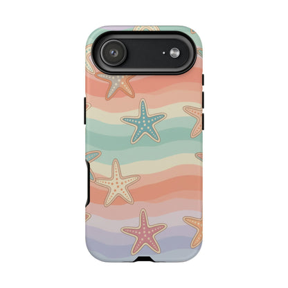Starfish Wave Tough Phone Case — Pastel Beach Protective Cover