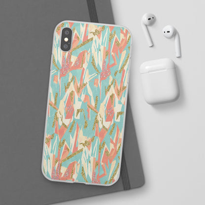 Pastel Abstract Floral Phone Case - Flexi Case