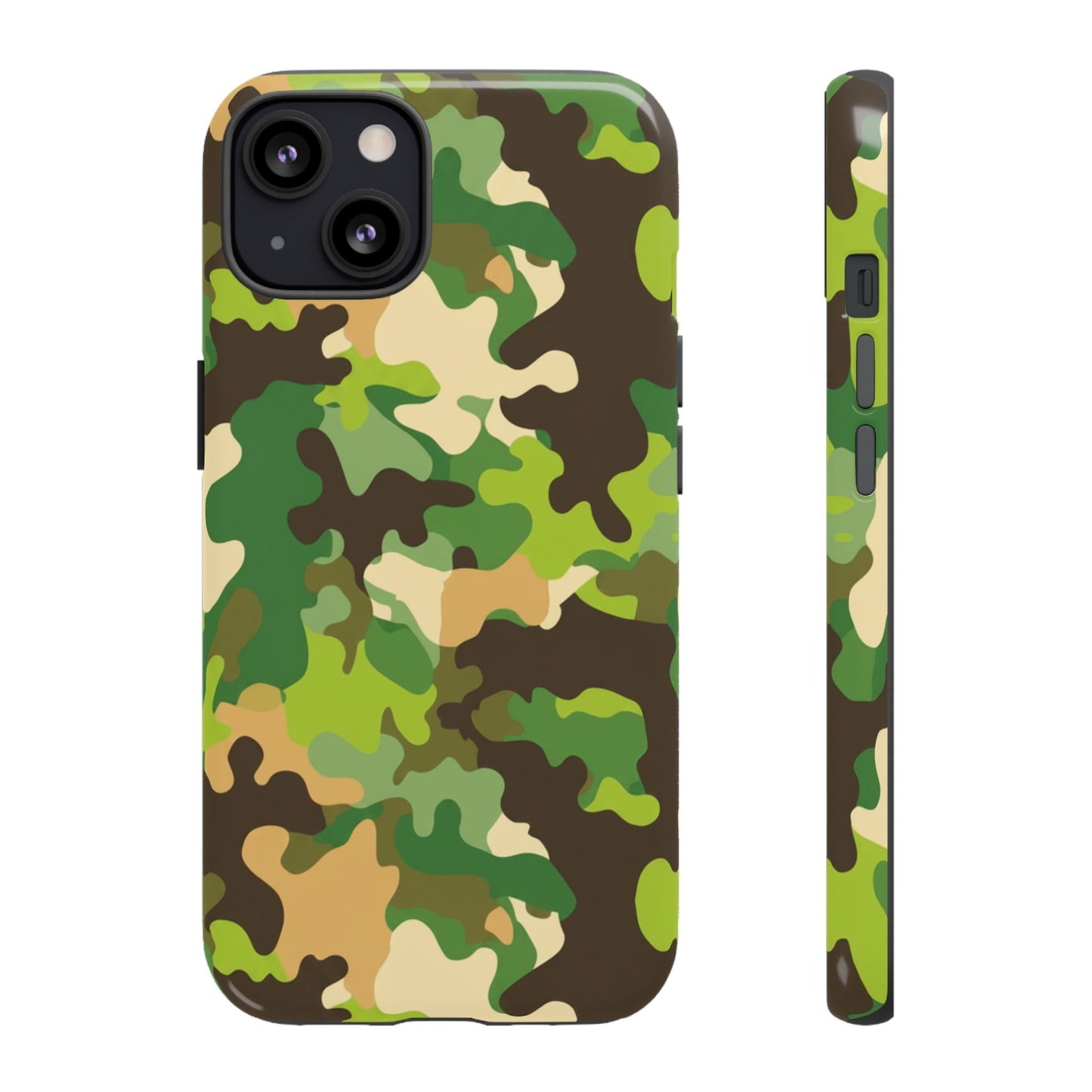 Camouflage Tough Phone Case — Military Camo Protective Cover