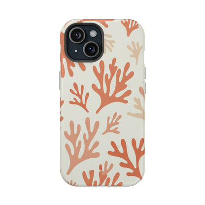 Coral Reef Magnetic Impact Phone Case — Protective MagSafe-Compatible Design