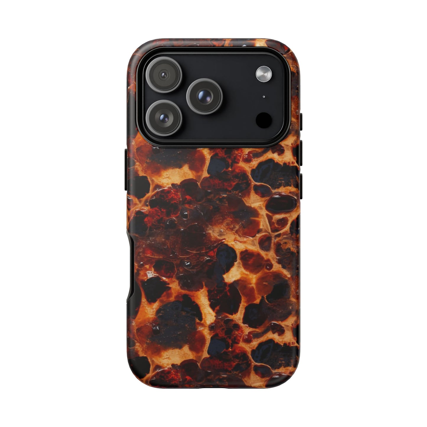 Tortoiseshell Phone Case — Protective iPhone Cover with Classic Amber Pattern