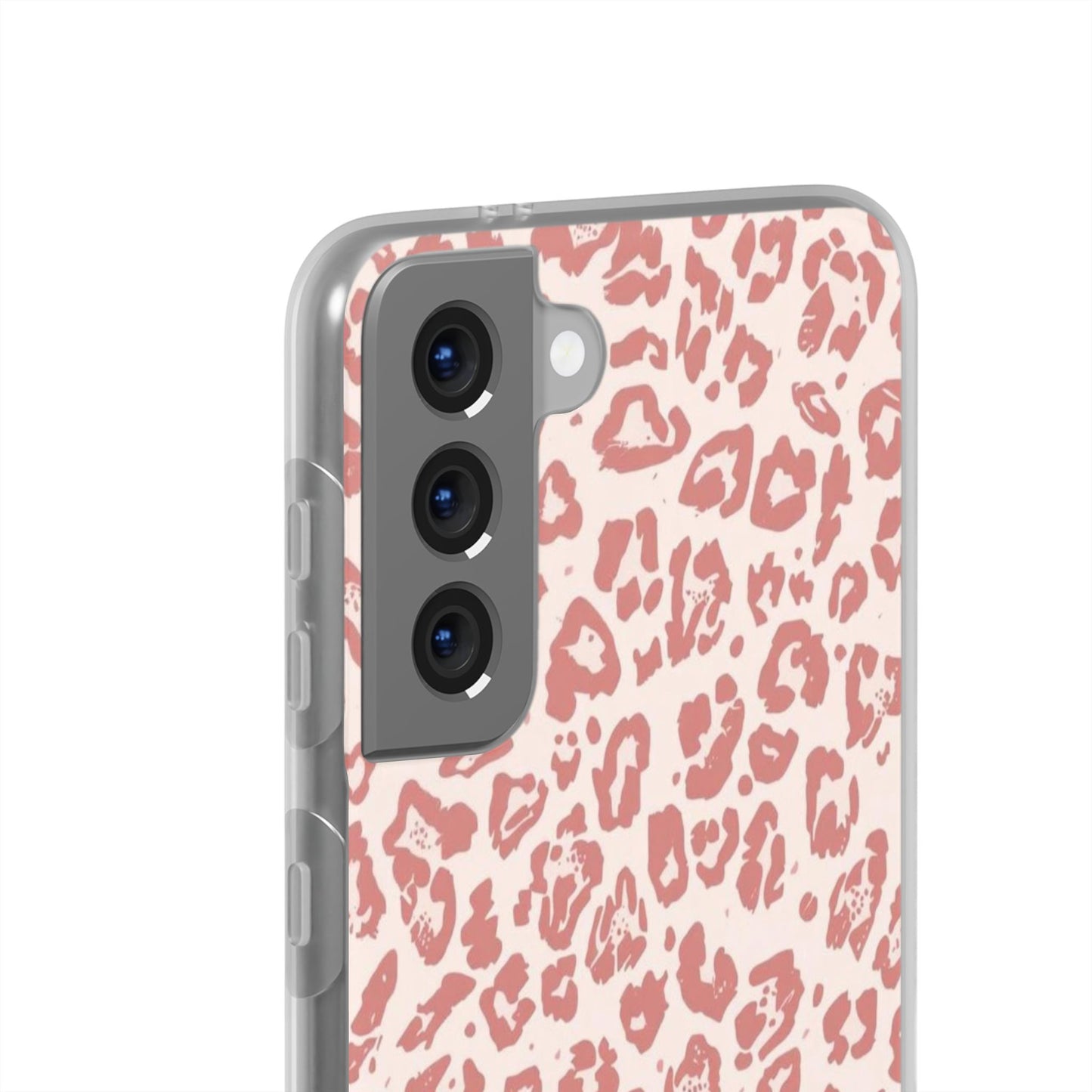 Pink Leopard Print Phone Case – Slim Flexible Protective Cover