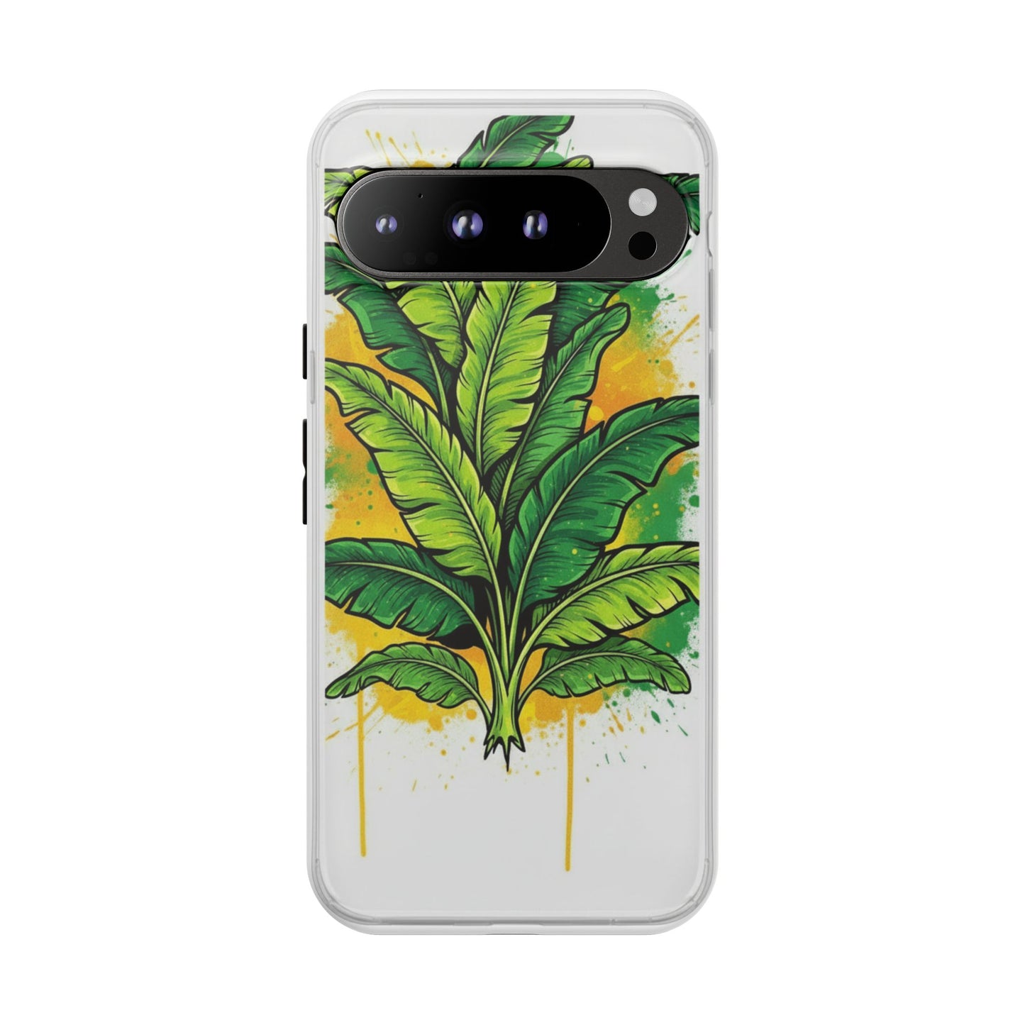 Tropical Banana Leaf Phone Case — Vibrant Green Plant Protector