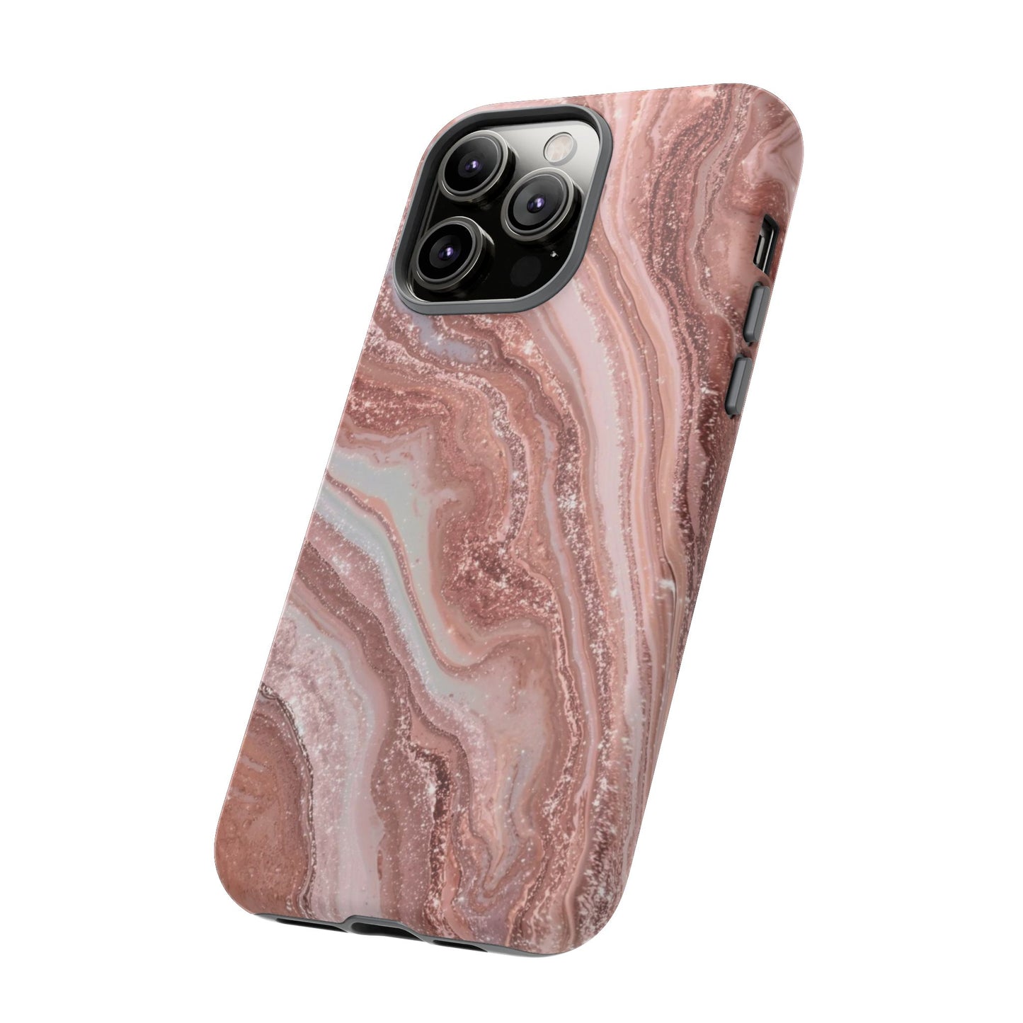 Rose Gold Marble Tough Phone Case