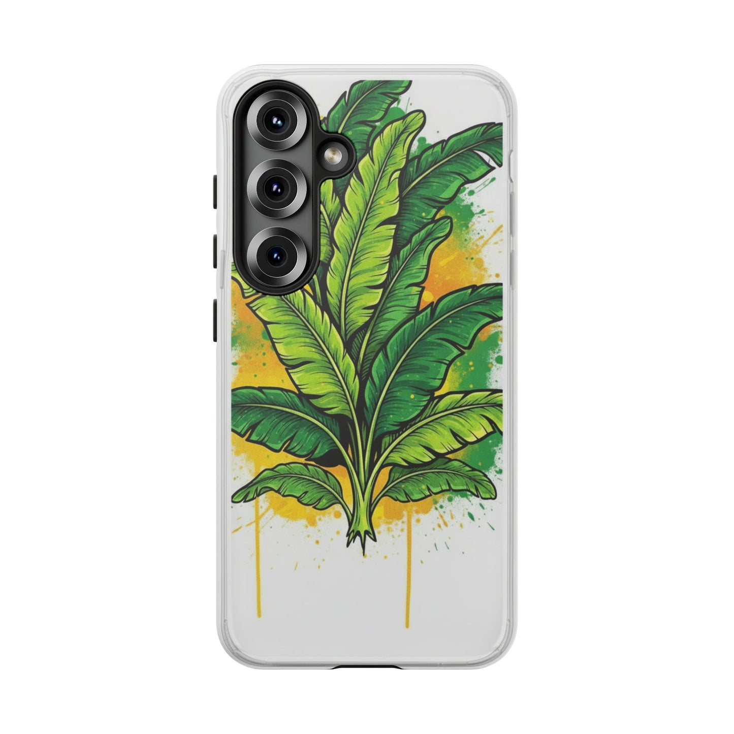 Tropical Banana Leaf Phone Case — Vibrant Green Plant Protector