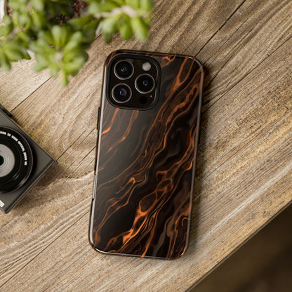 Copper Swirl Phone Case — Tough Protective iPhone Cover