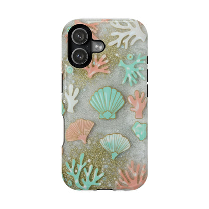 Seashell Coral Magnetic Impact Phone Case