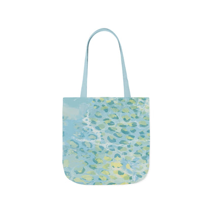 Blue Watercolor Seafoam Tote Bag