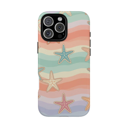 Starfish Wave Tough Phone Case — Pastel Beach Protective Cover