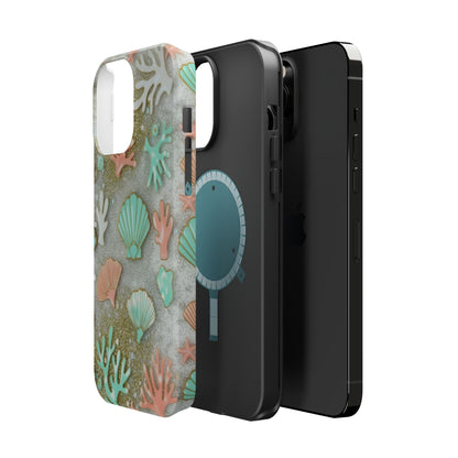 Seashell Coral Magnetic Impact Phone Case