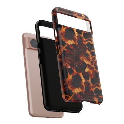 Tortoiseshell Phone Case — Protective iPhone Cover with Classic Amber Pattern