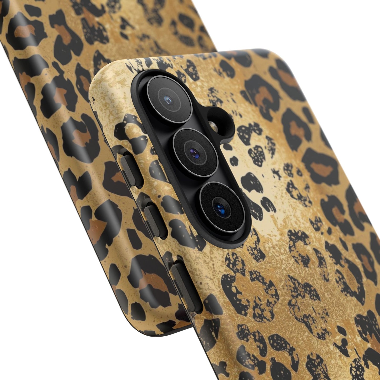 Leopard Print Tough Phone Case — Durable Protective iPhone Cover
