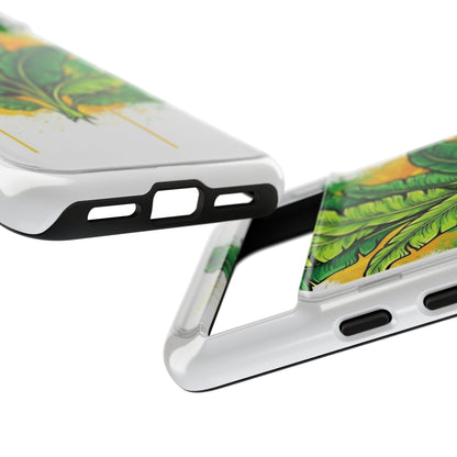 Tropical Banana Leaf Phone Case — Vibrant Green Plant Protector