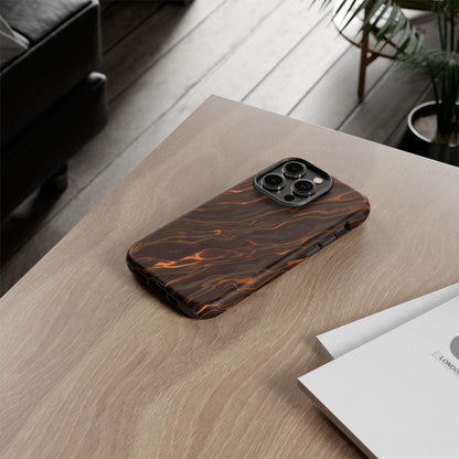 Copper Swirl Phone Case — Tough Protective iPhone Cover