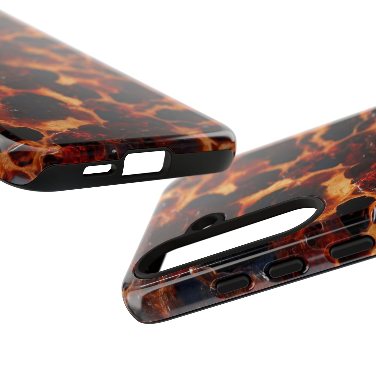 Tortoiseshell Phone Case — Protective iPhone Cover with Classic Amber Pattern