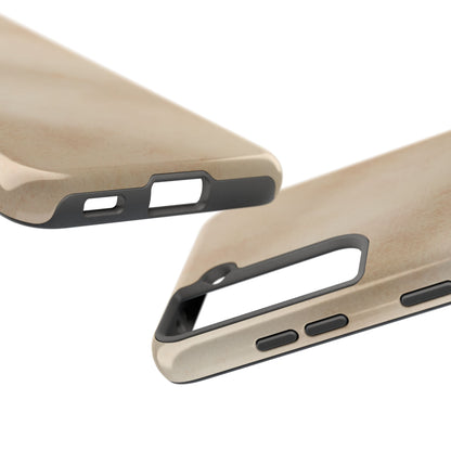 Tough Phone Case — Vintage Beige Marble Protective Phone Cover