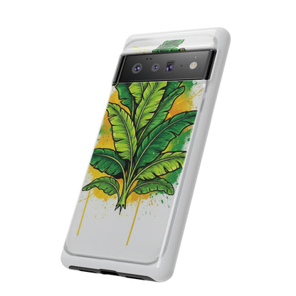 Tropical Banana Leaf Phone Case — Vibrant Green Plant Protector