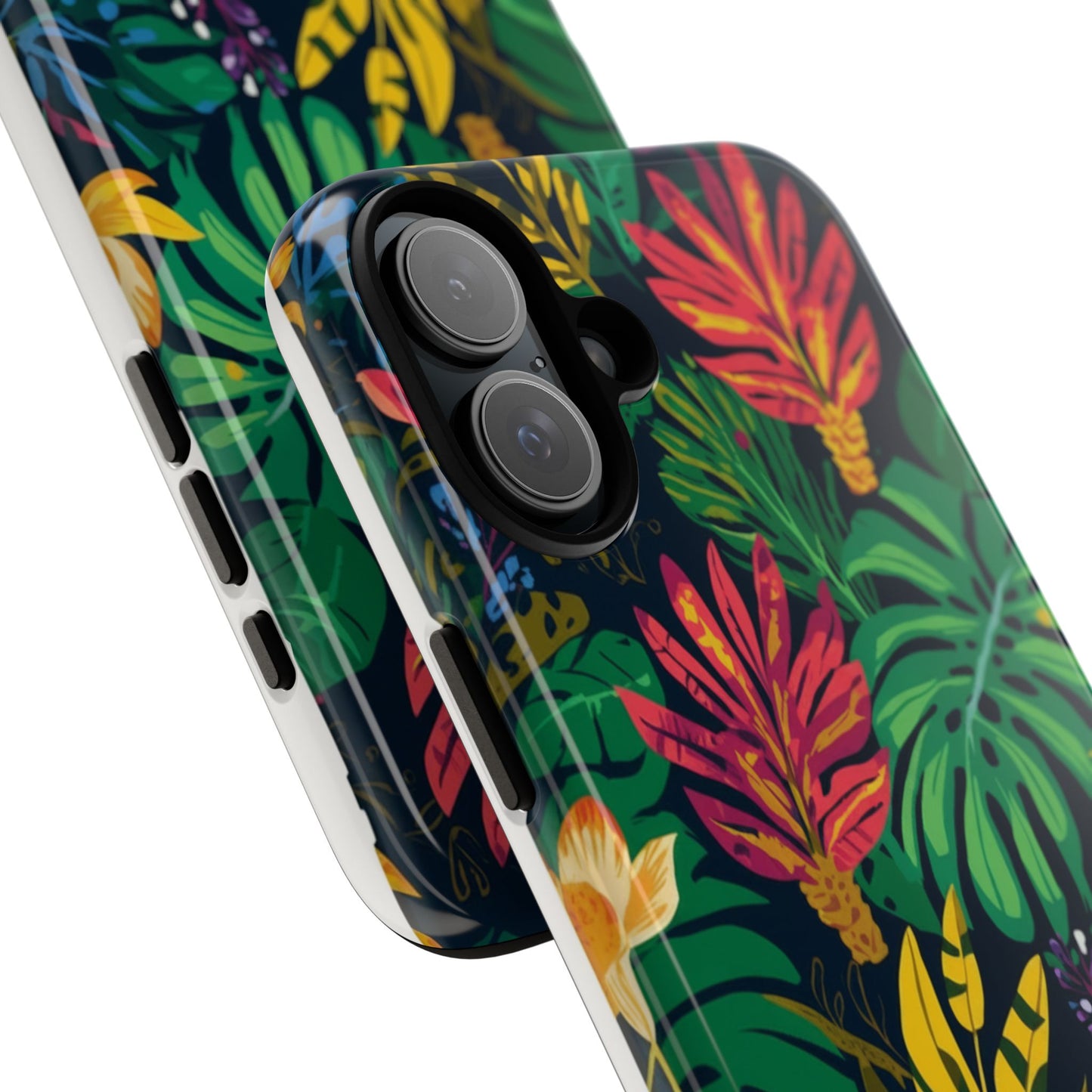 Tropical Floral Phone Case — Vibrant Jungle Leaf Protective Cover