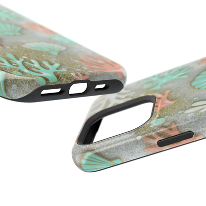 Seashell Coral Magnetic Impact Phone Case