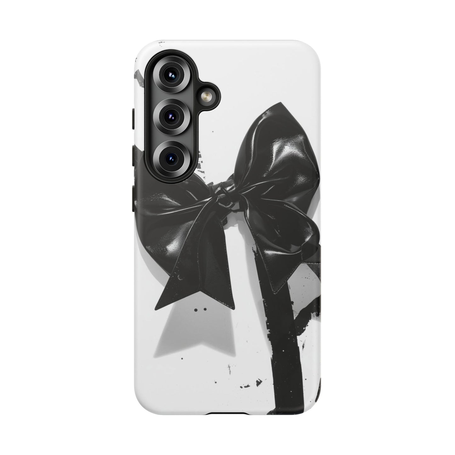 Phone Case — Black Bow Graphic Protective Cover