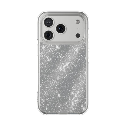 Clear Glitter Magnetic Phone Case — Sparkle Impact Protection