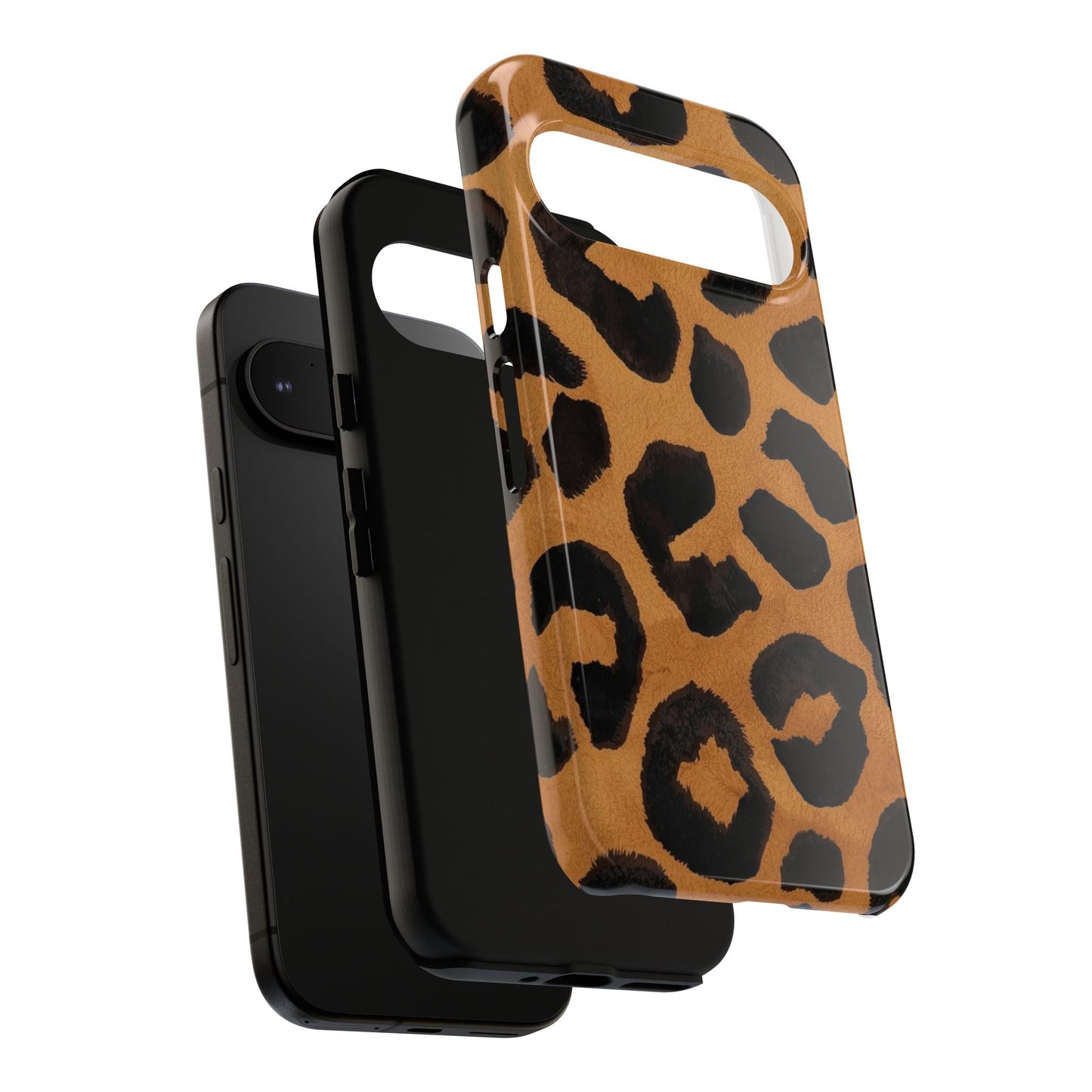 Leopard Print Tough Phone Case — Protective Animal Print iPhone Case