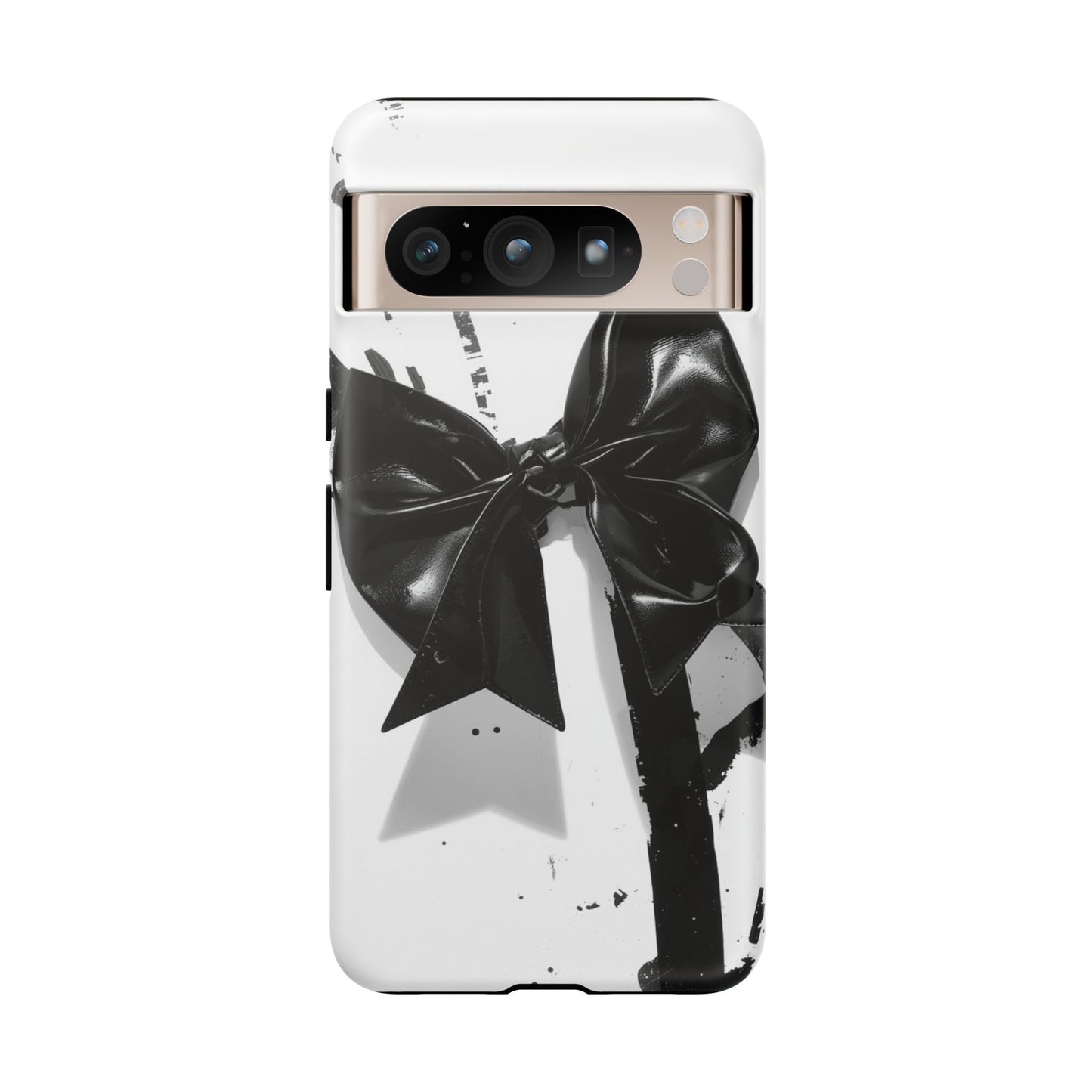 Phone Case — Black Bow Graphic Protective Cover