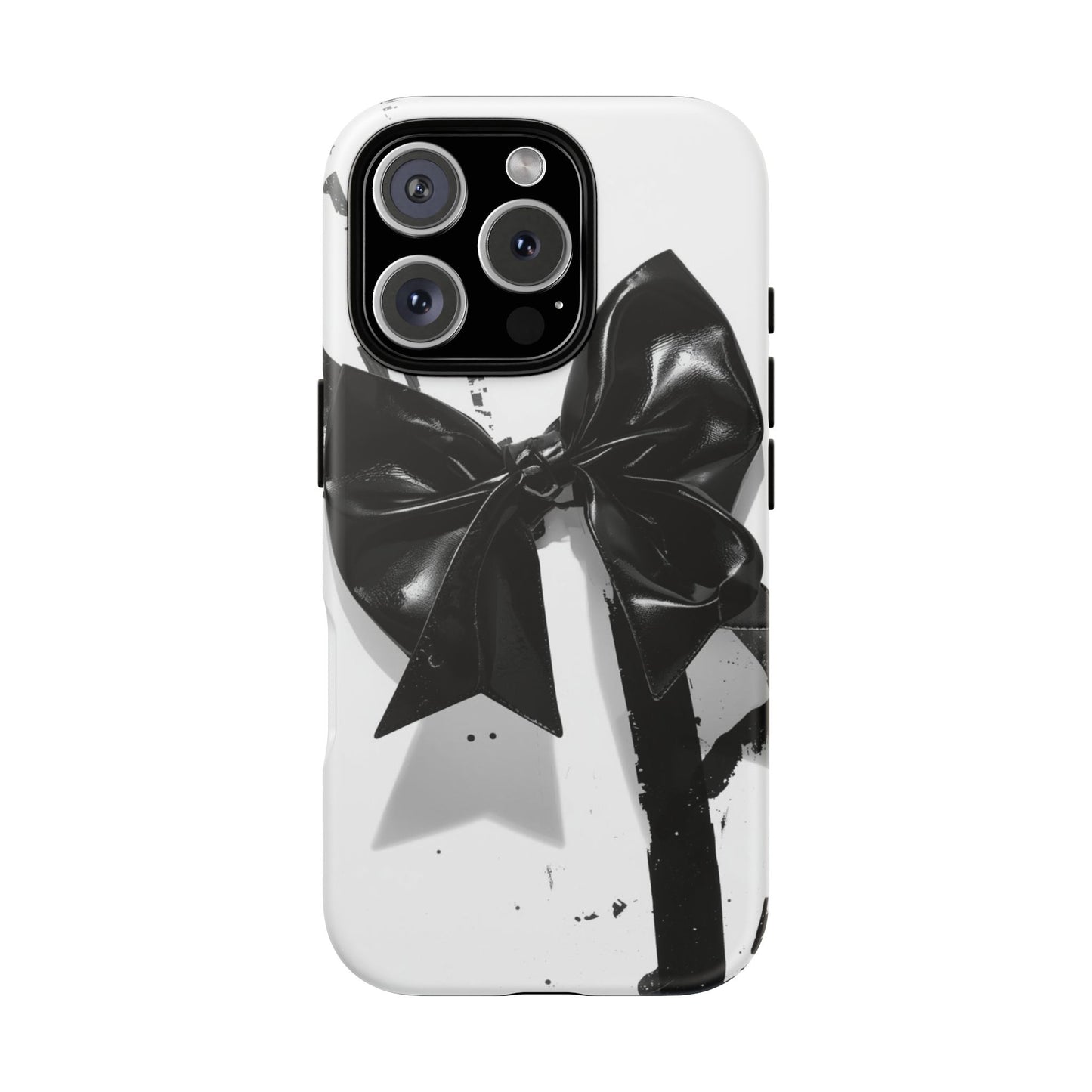 Phone Case — Black Bow Graphic Protective Cover