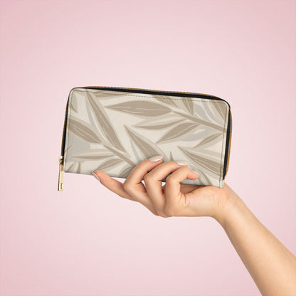 Women's Harvest Wallet - Botanical Zippered Wallet