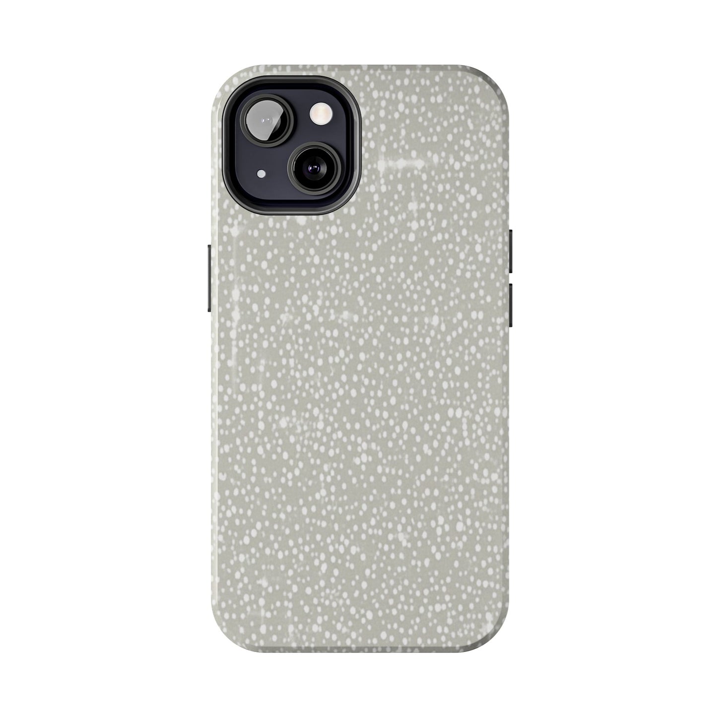 Speckled Gray Tough Phone Case — Protective Shockproof iPhone Cover