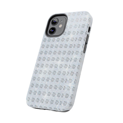 Tough Phone Case — Subtle floral Print Protective Cover