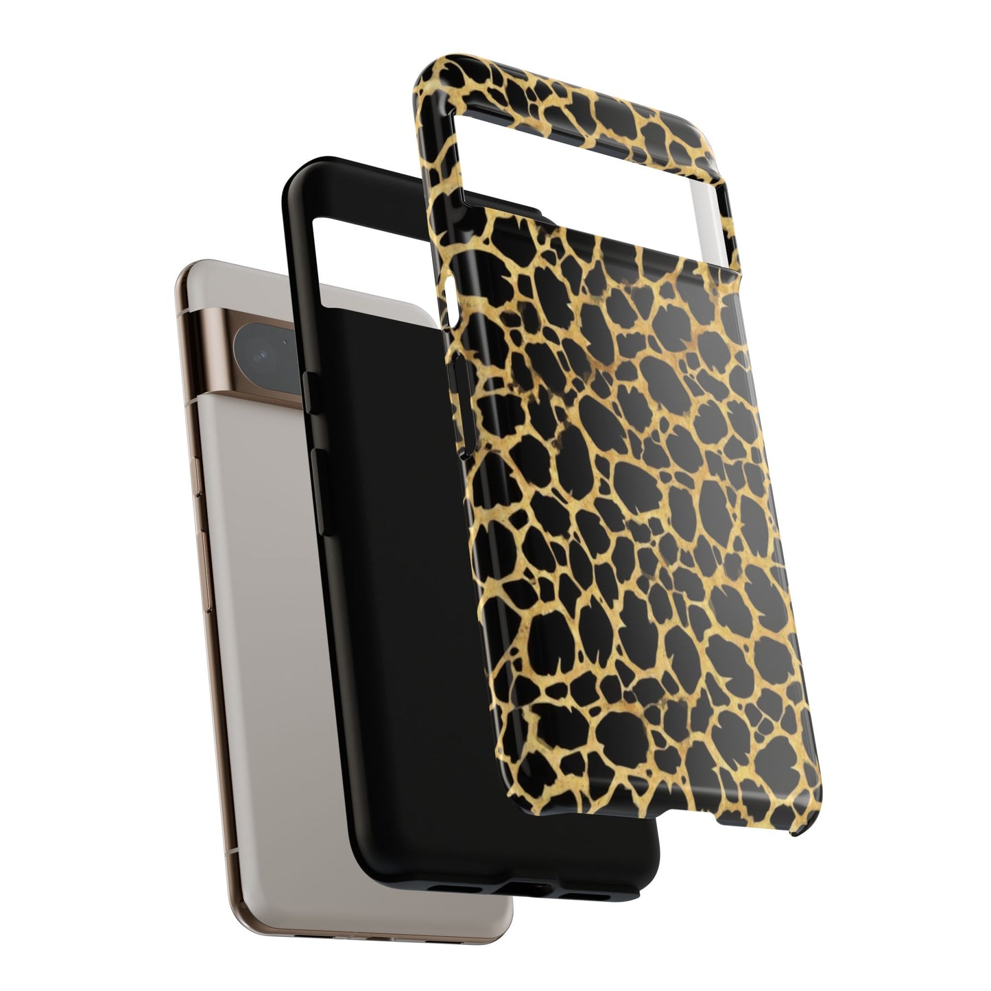 Giraffe Print Tough Phone Case — Durable Leopard-Style Protective Cover
