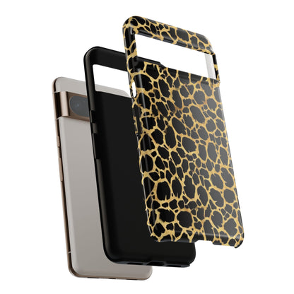 Giraffe Print Tough Phone Case — Durable Leopard-Style Protective Cover