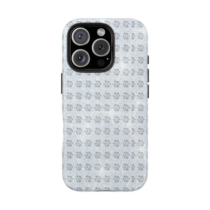 Tough Phone Case — Subtle floral Print Protective Cover