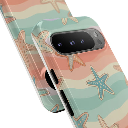 Starfish Wave Tough Phone Case — Pastel Beach Protective Cover