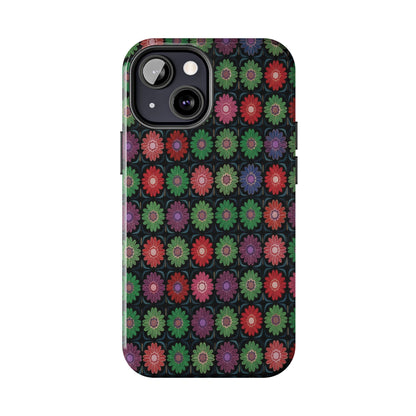 Copy of Floral Sunflower Tough Phone Case — Neutral Daisy Pattern Protective Cover