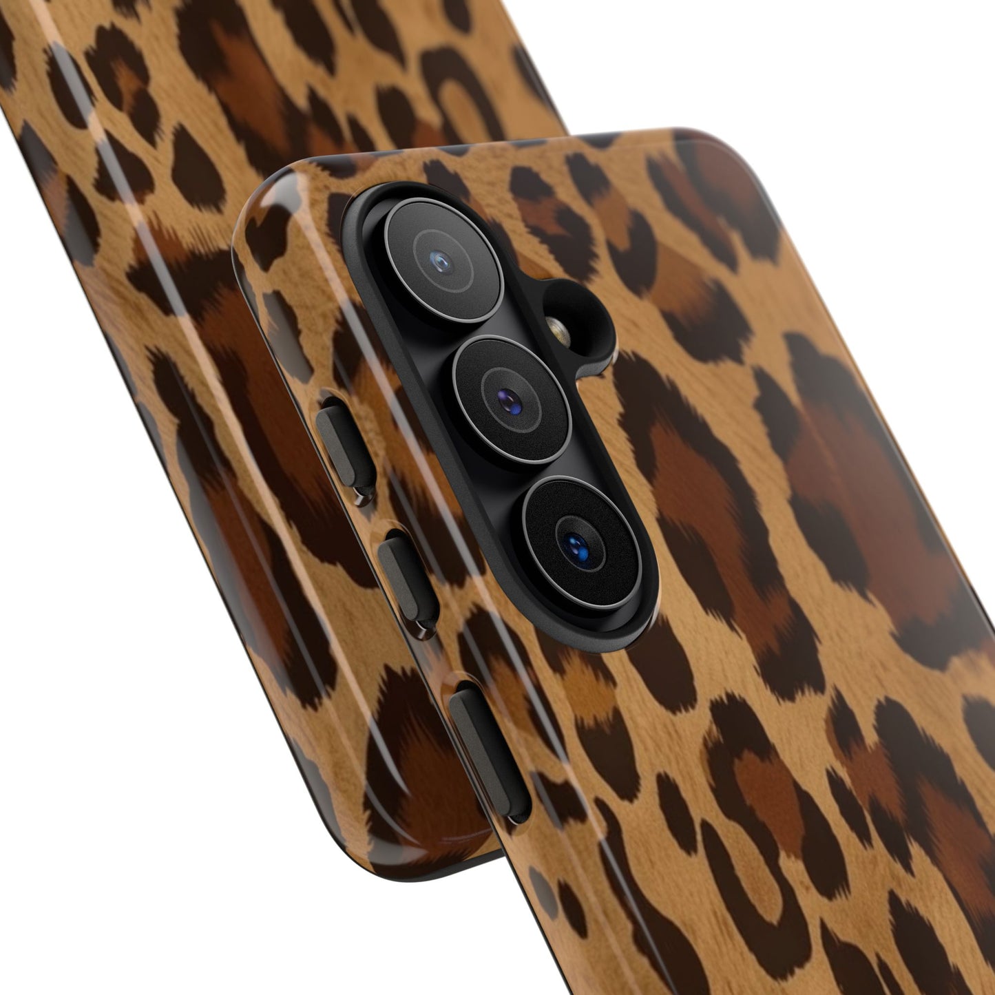 Leopard Print Tough Phone Case — Durable Animal Print Protective Cover