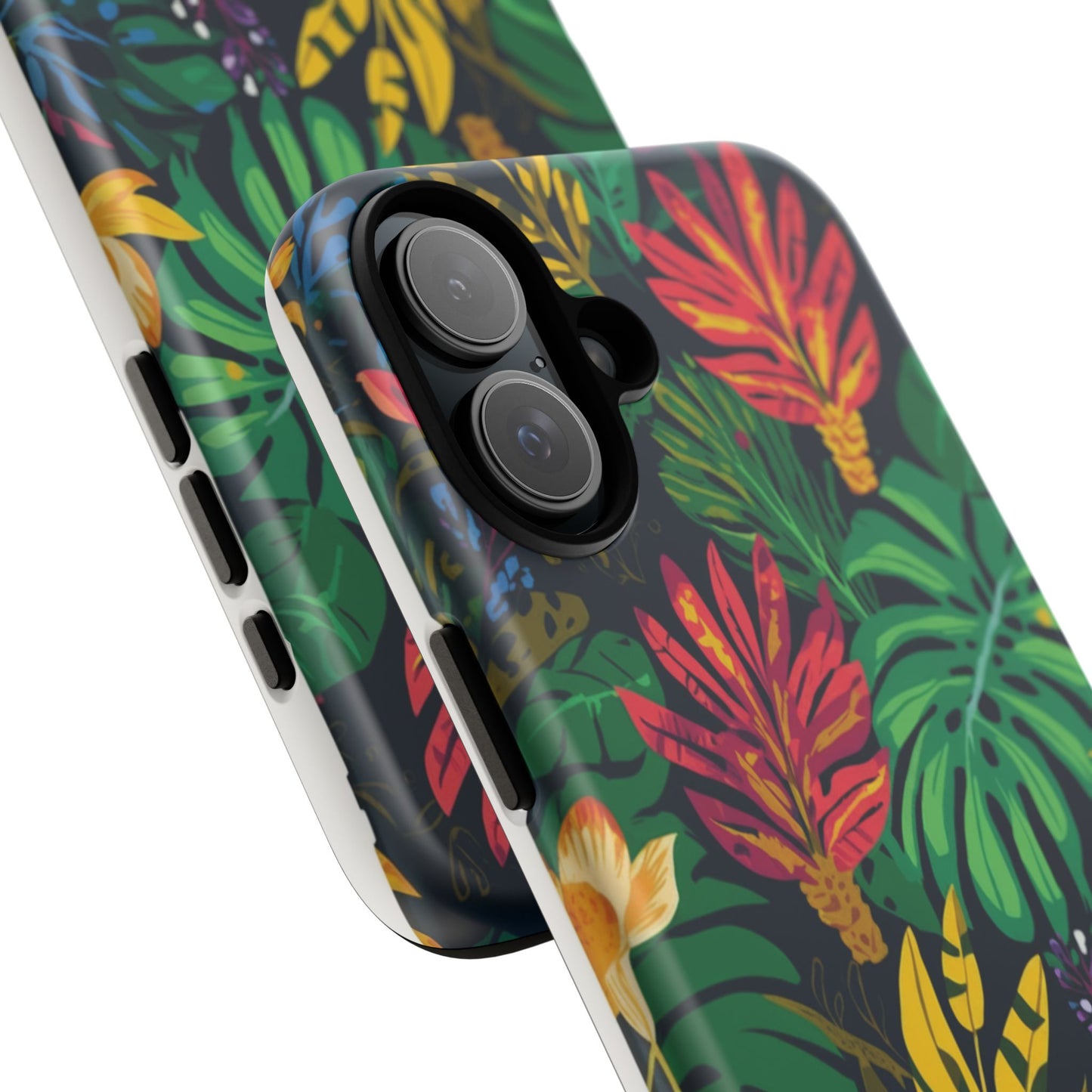 Tropical Floral Phone Case — Vibrant Jungle Leaf Protective Cover