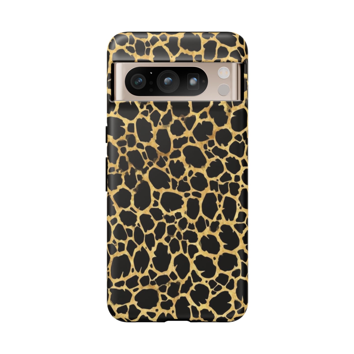 Giraffe Print Tough Phone Case — Durable Leopard-Style Protective Cover