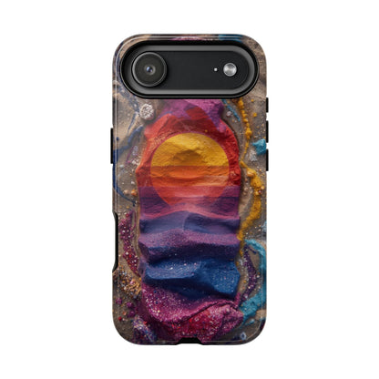 Phone Case — Colorful Sand Art Sunset Tough Protective Case