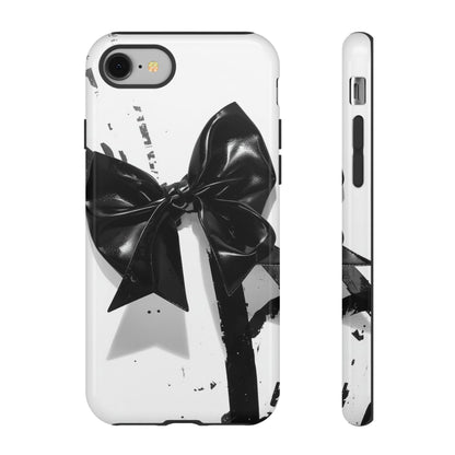 Phone Case — Black Bow Graphic Protective Cover