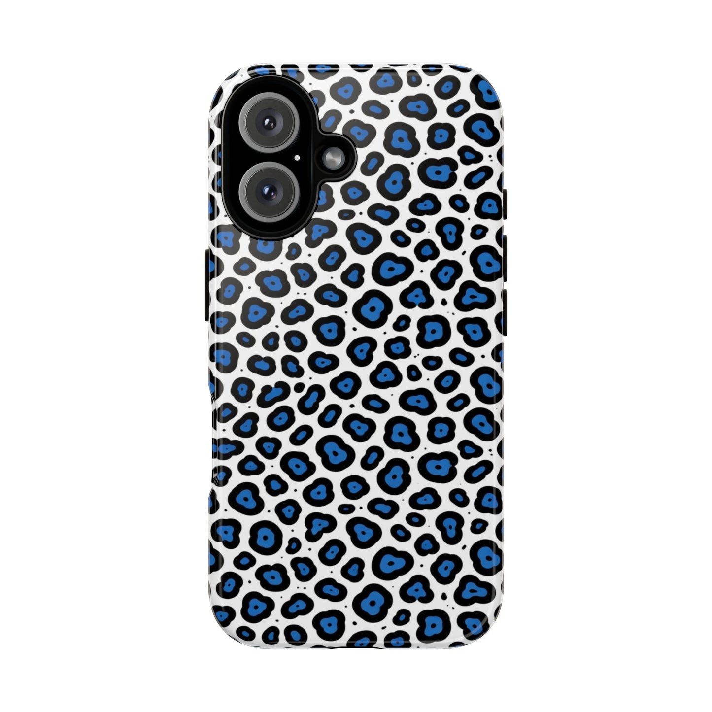 Blue Leopard Print Phone Case – Tough Protective Cover