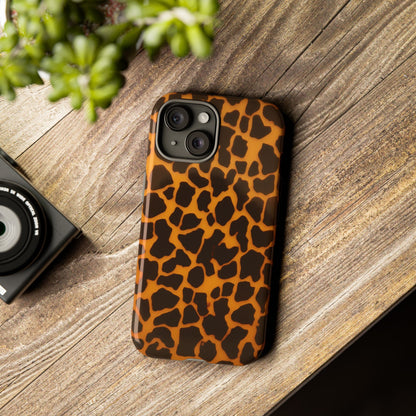 Leopard Print Tough Phone Case — Slim Protective iPhone Cover